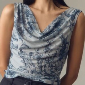 Anthropologie The Sloane Cowl Neck Tank Size Large NWT
